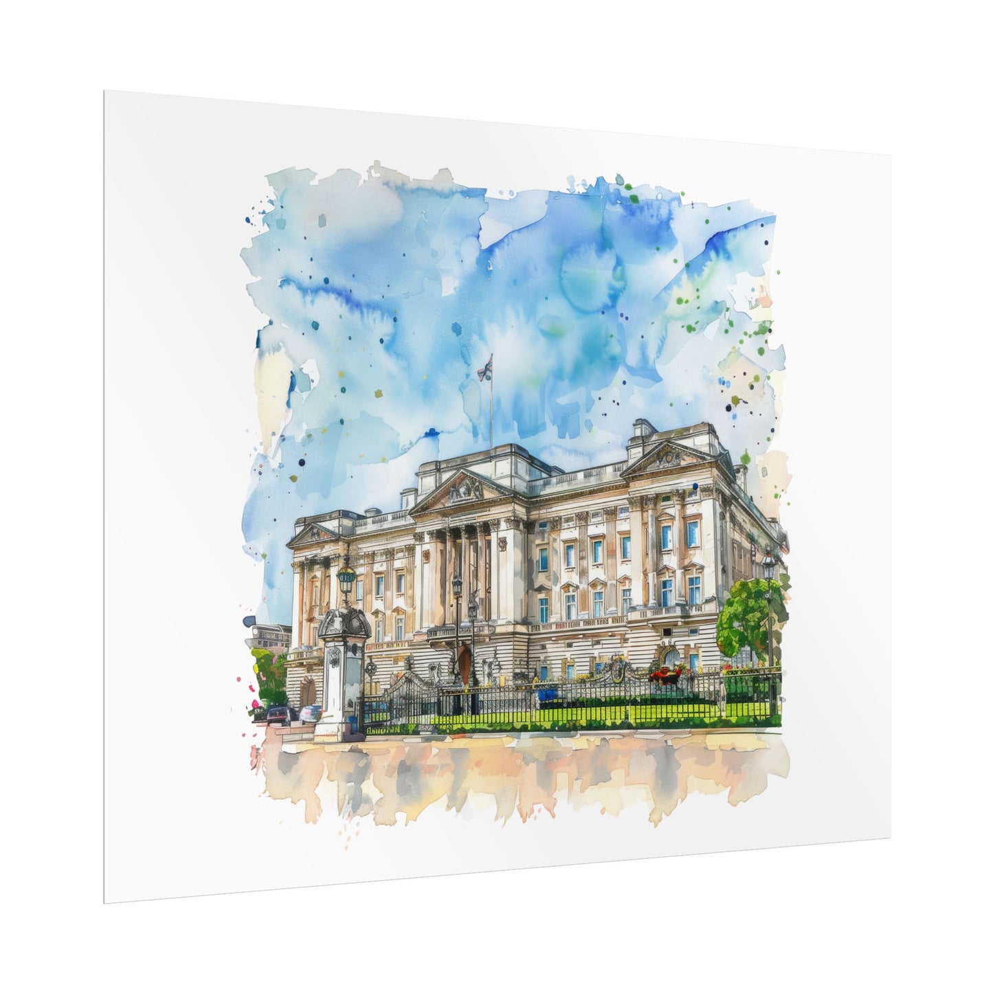 Watercolor Art Rolled Posters