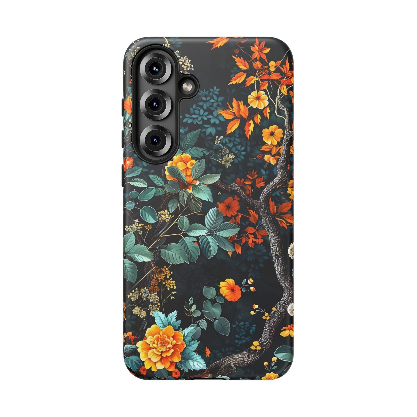 Floral Phone Case | Tough Cases, Protective Cover, Gift for Her, Autumn Vibes, Floral Phone Accessory, Unique Design