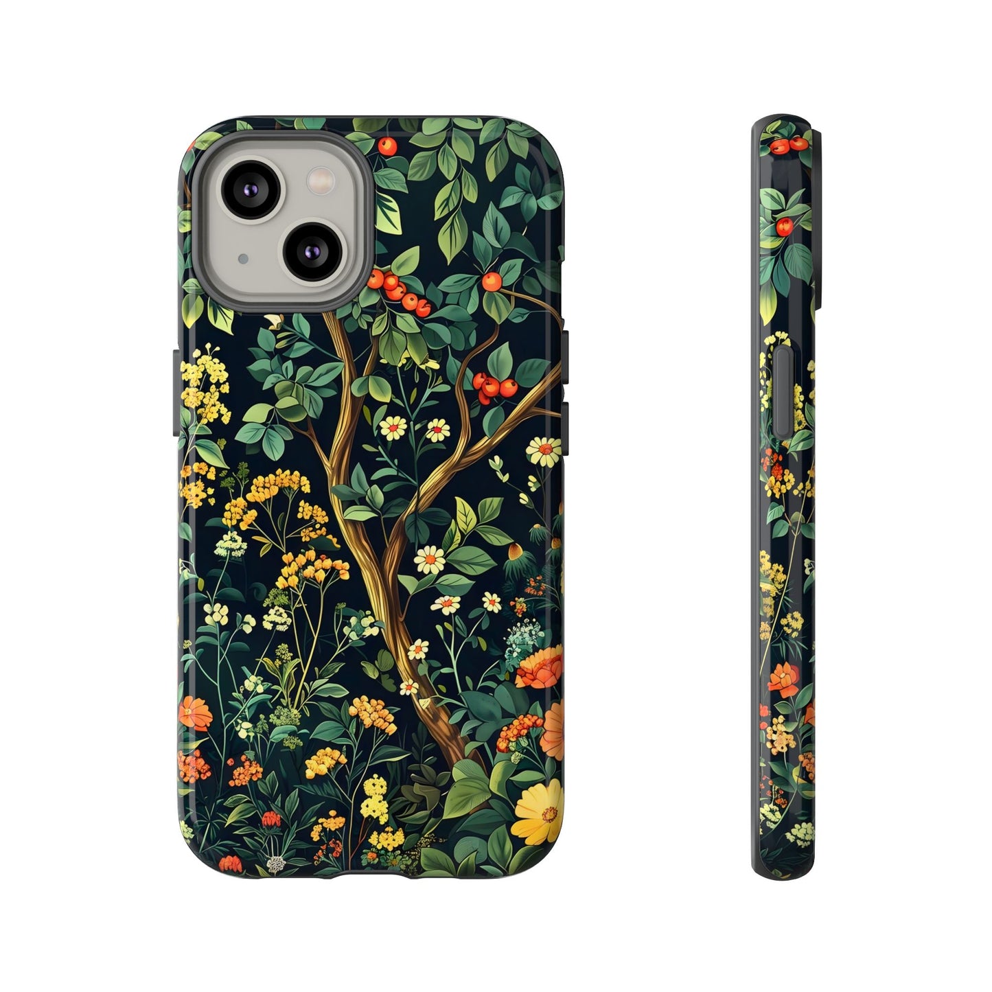 Floral Phone Case - Tough Cases, Colorful Nature Design, Gift for Flower Lovers, Phone Accessory, Unique Cell Phone Cover