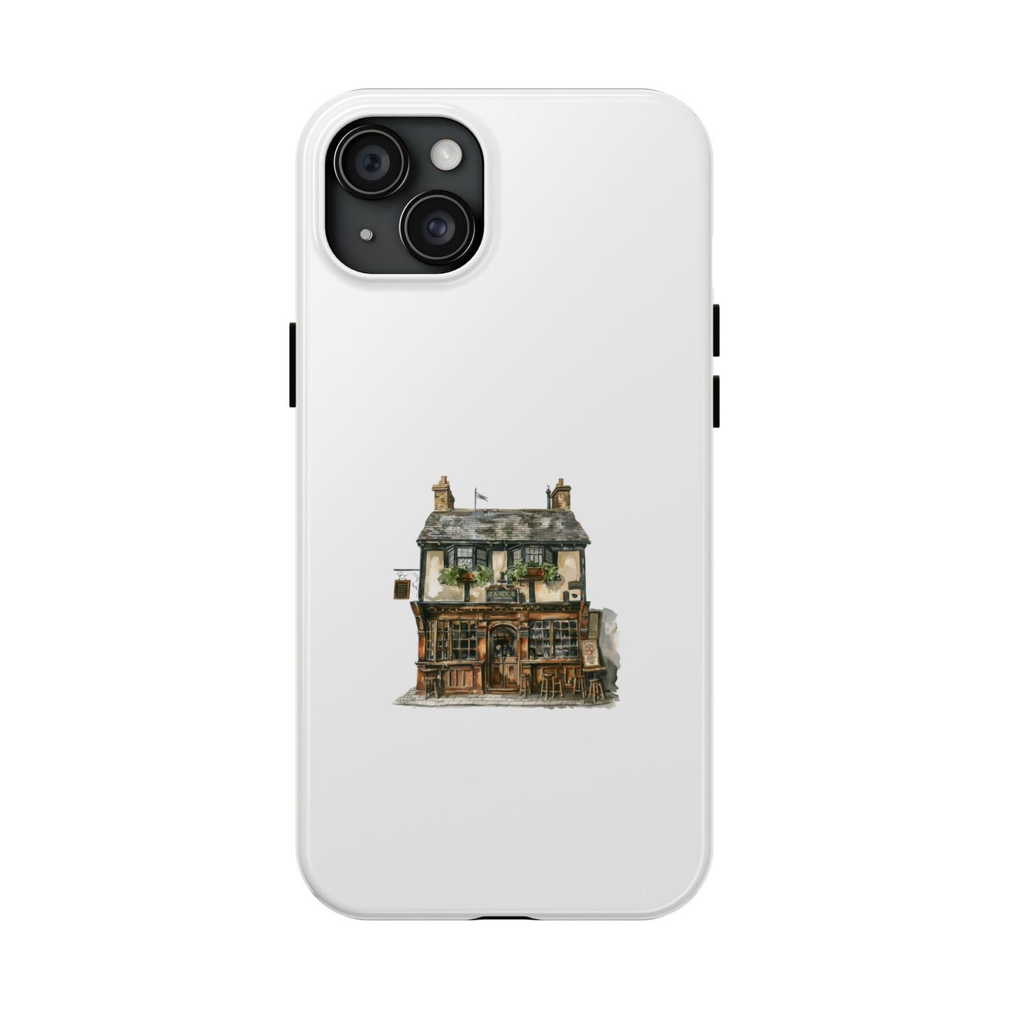 Charming Cottage Tough Phone Case - Durable Protection with Whimsical Design