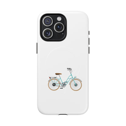 Tough Magnetic Phone Cases, Stylish Bicycle Design, Durable Protection, Perfect Gift for Cyclists, Trendy Tech Accessory