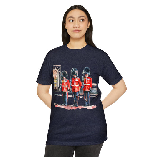 Unisex CVC Jersey T-shirt - Historic and Iconic - The British Soldier in Red