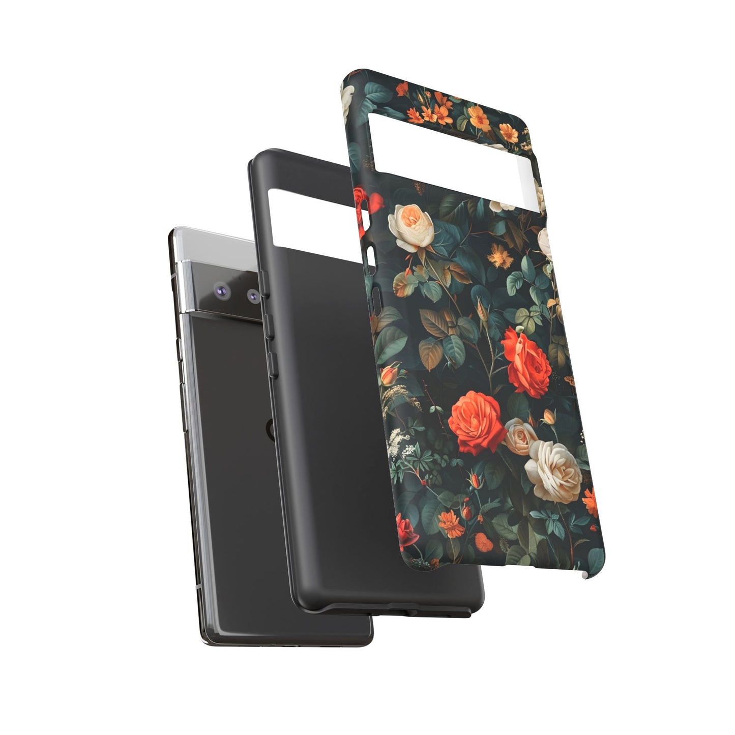 Floral Phone Case | Tough Cases with Elegant Design | Gift for Her, Mother's Day, Birthdays, Personalized, Trendy Tech Accessories
