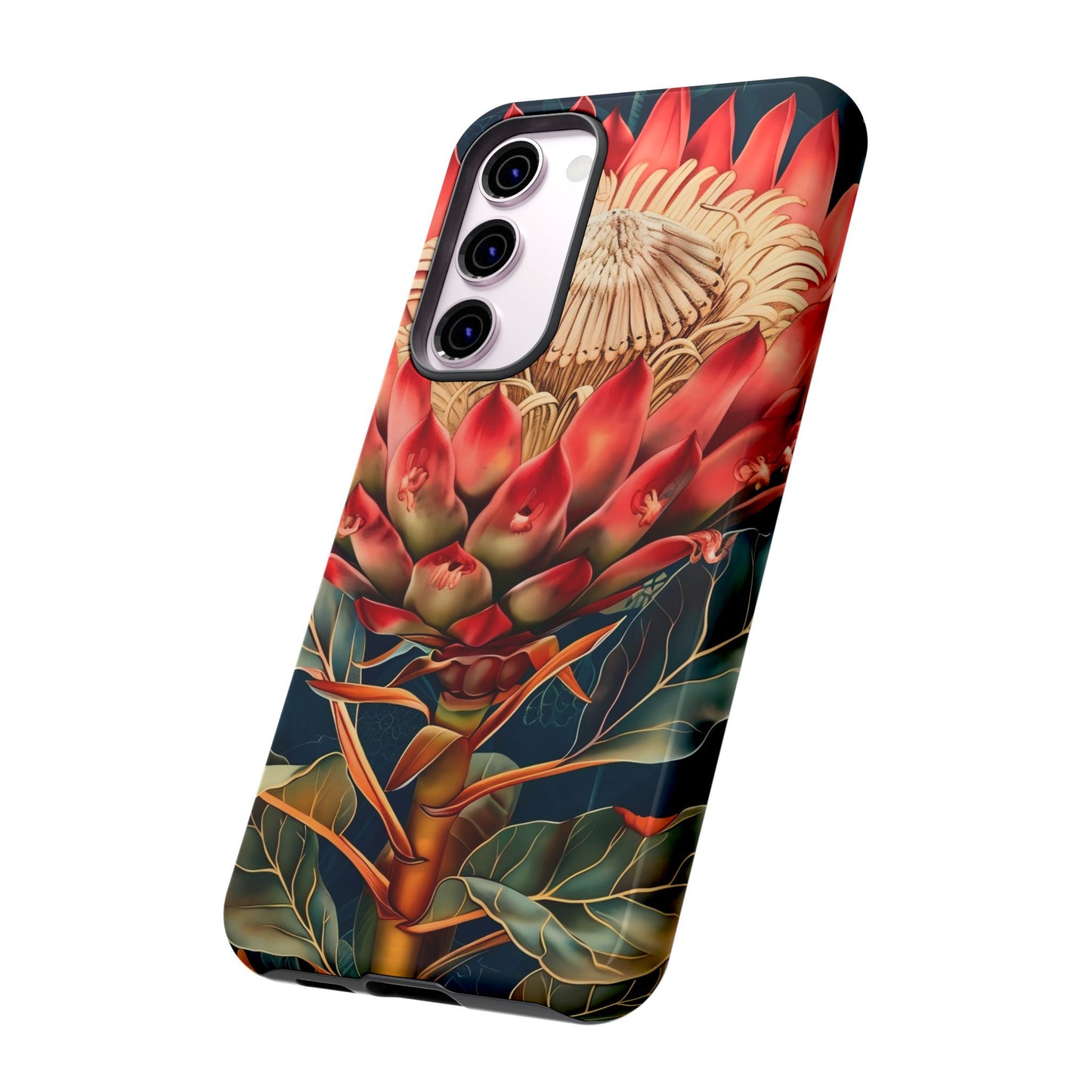 Tough Cases: Vibrant Floral Phone Case, Tough Phone Covers, Floral Art Cases, Nature Design Accessories, Gift for Nature Lovers