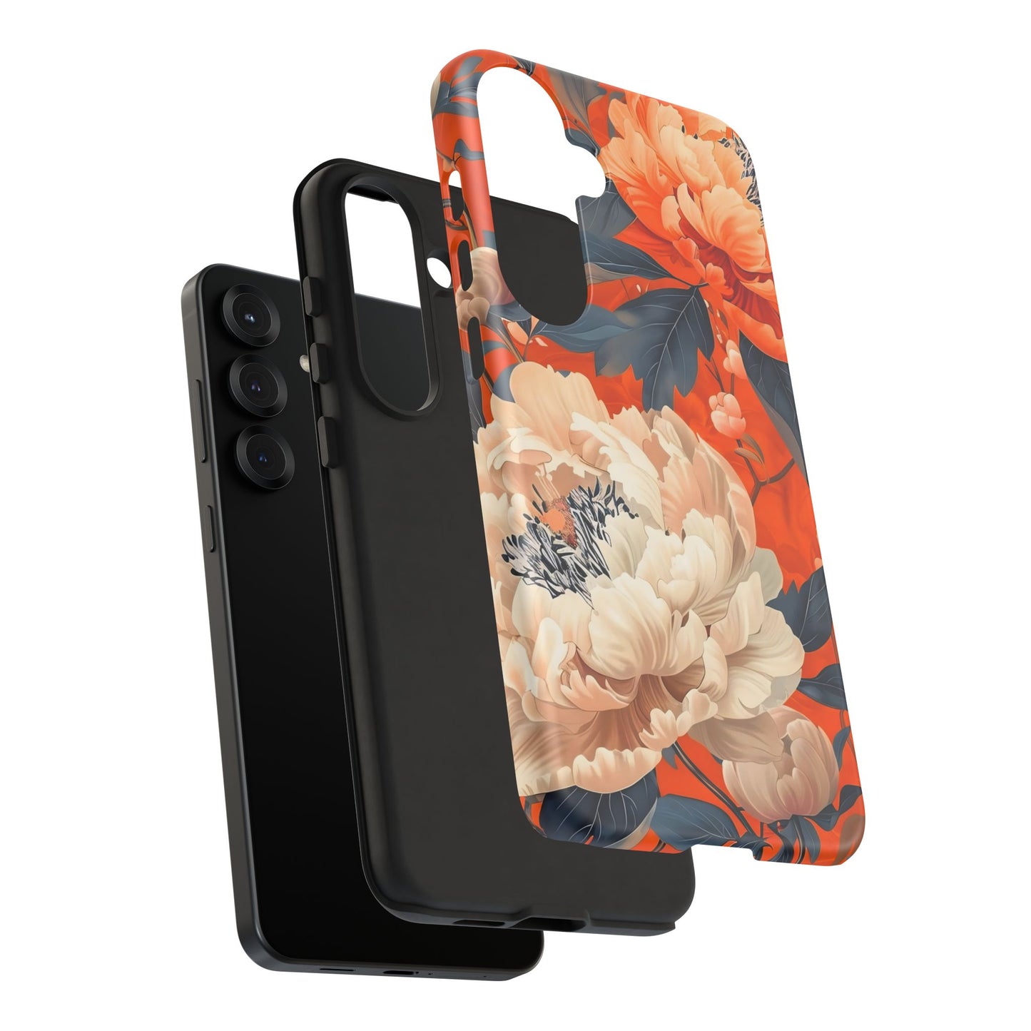 Floral Tough Case, Durable Floral Phone Case, Stylish Protection Case, Gift for Her, Spring Accessories, Mother’s Day Gift
