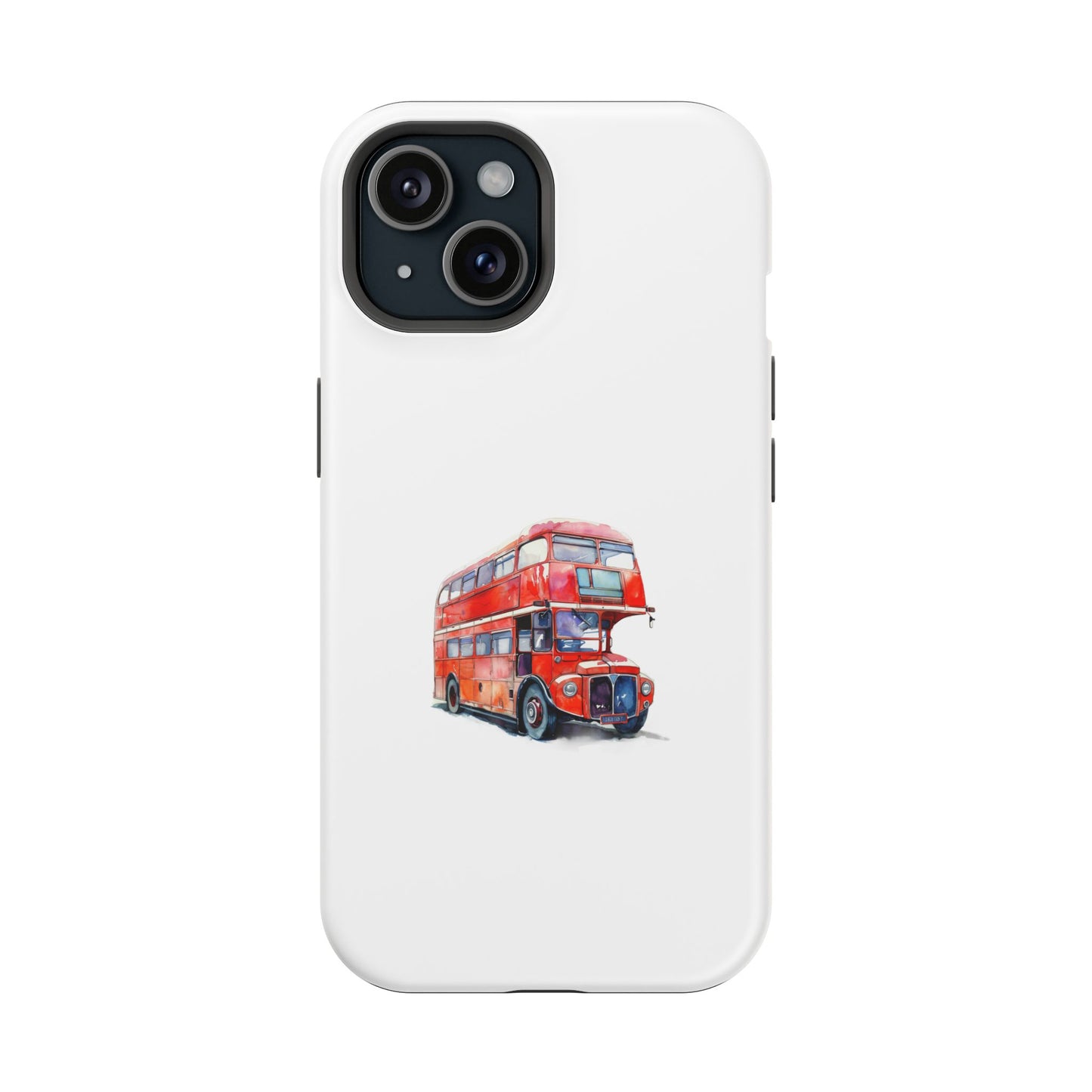 Stylish Magnetic Phone Cases | London Bus Design, Unique Gift for Travelers, Durable Protection, Trendy Accessories, Phone Covers
