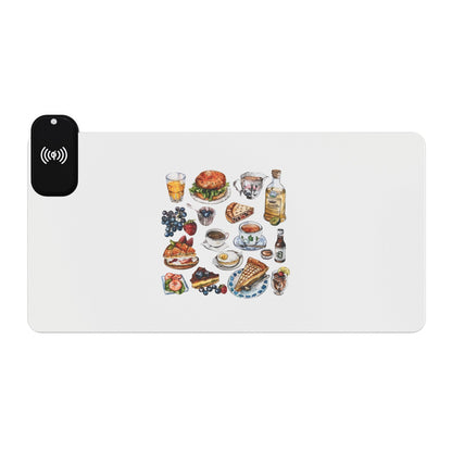 Royal Time & Tea Set – LED Gaming Mouse Pad with Wireless Charging, Unique Design, Perfect for Gamers, Desk Accessories, Gamer Gifts, Home Office Decor, [...]