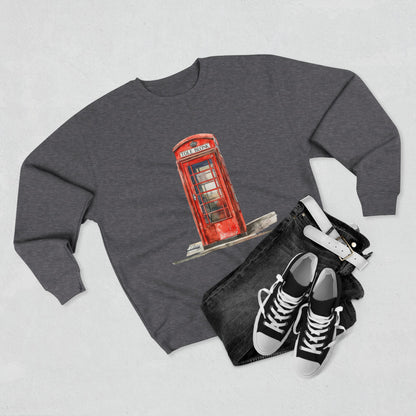 Unisex Crewneck Sweatshirt - Iconic British Public Telephone