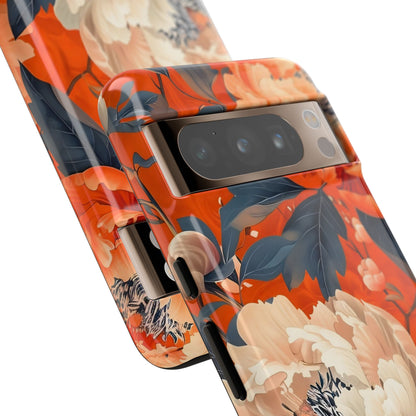 Floral Tough Case, Durable Floral Phone Case, Stylish Protection Case, Gift for Her, Spring Accessories, Mother’s Day Gift