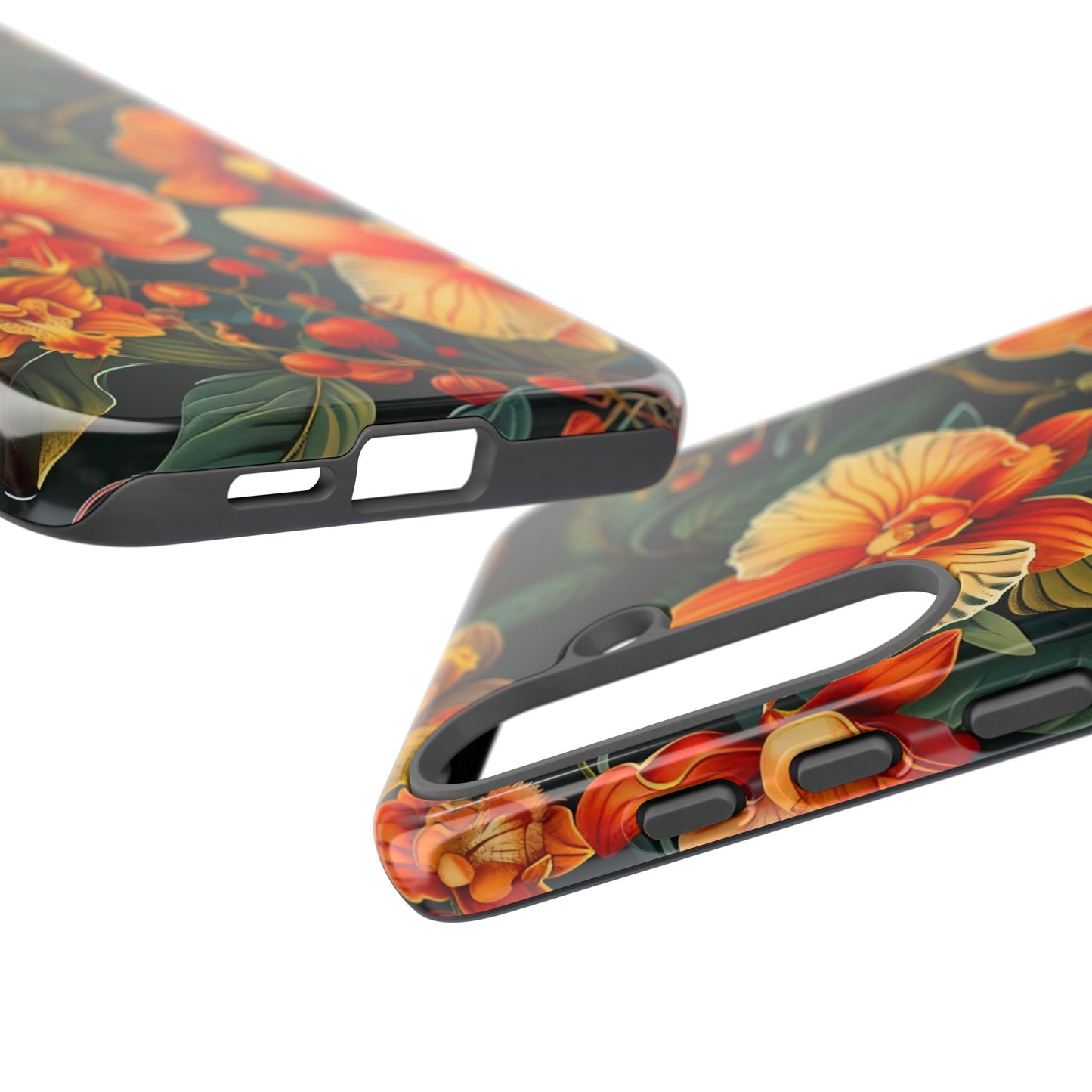 Floral Phone Case - Tough Cases, Protective Cover, Gift for Her, Smartphone Accessory, Floral Design, Nature-Inspired