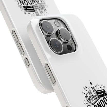 Stylish London Phone Case, Slim Phone Case for Travelers, Gift for London Lovers, Unique Phone Cover, Trendy Cell Phone Protector