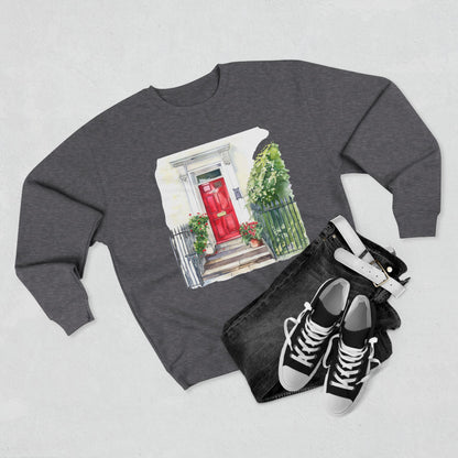 Unisex Crewneck Sweatshirt - Street London Aesthetics Urban Charm and Classic City Vibes