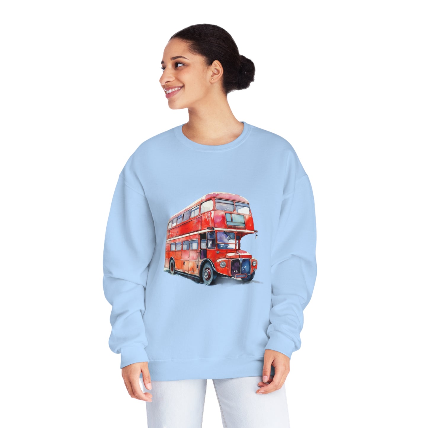 Unisex NuBlend® Crewneck Sweatshirt - British English Bus