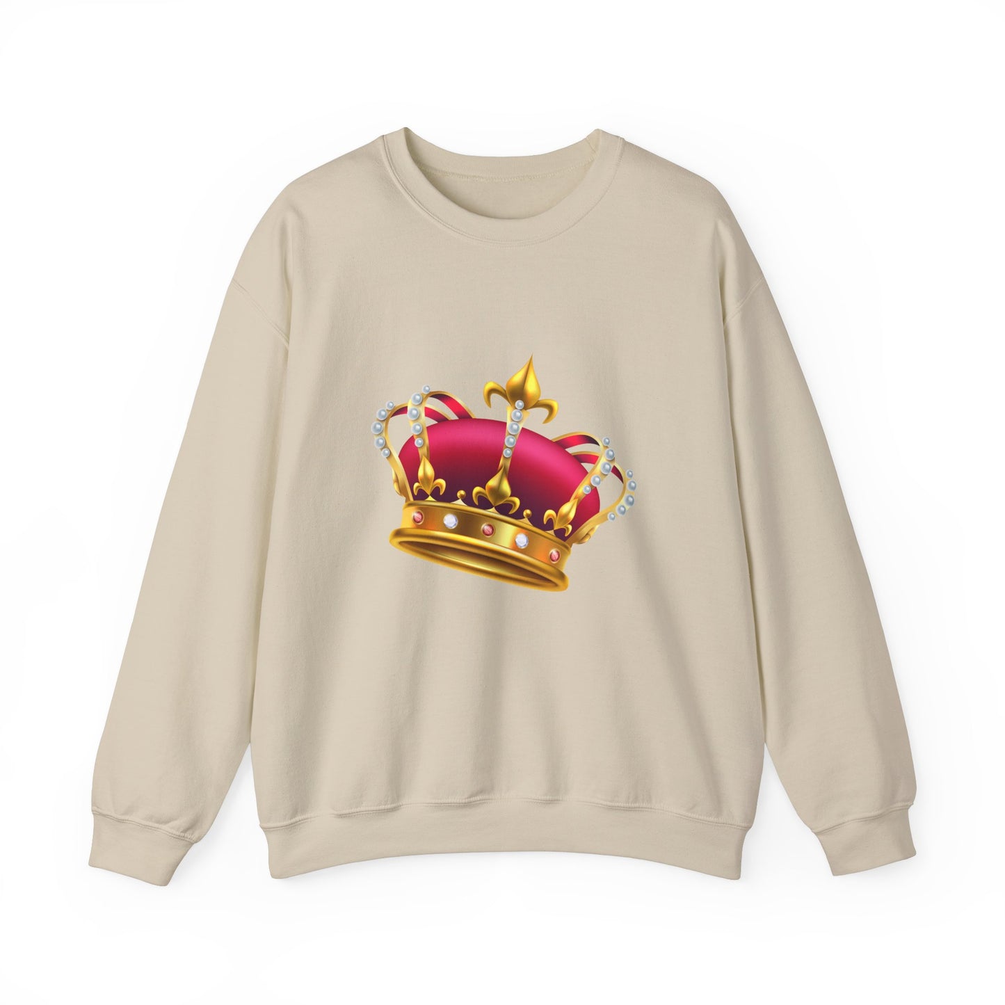 Unisex Heavy Blend™ Crewneck Sweatshirt Trendy - British Royal Crown
