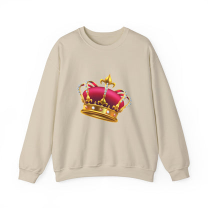Unisex Heavy Blend™ Crewneck Sweatshirt Trendy - British Royal Crown