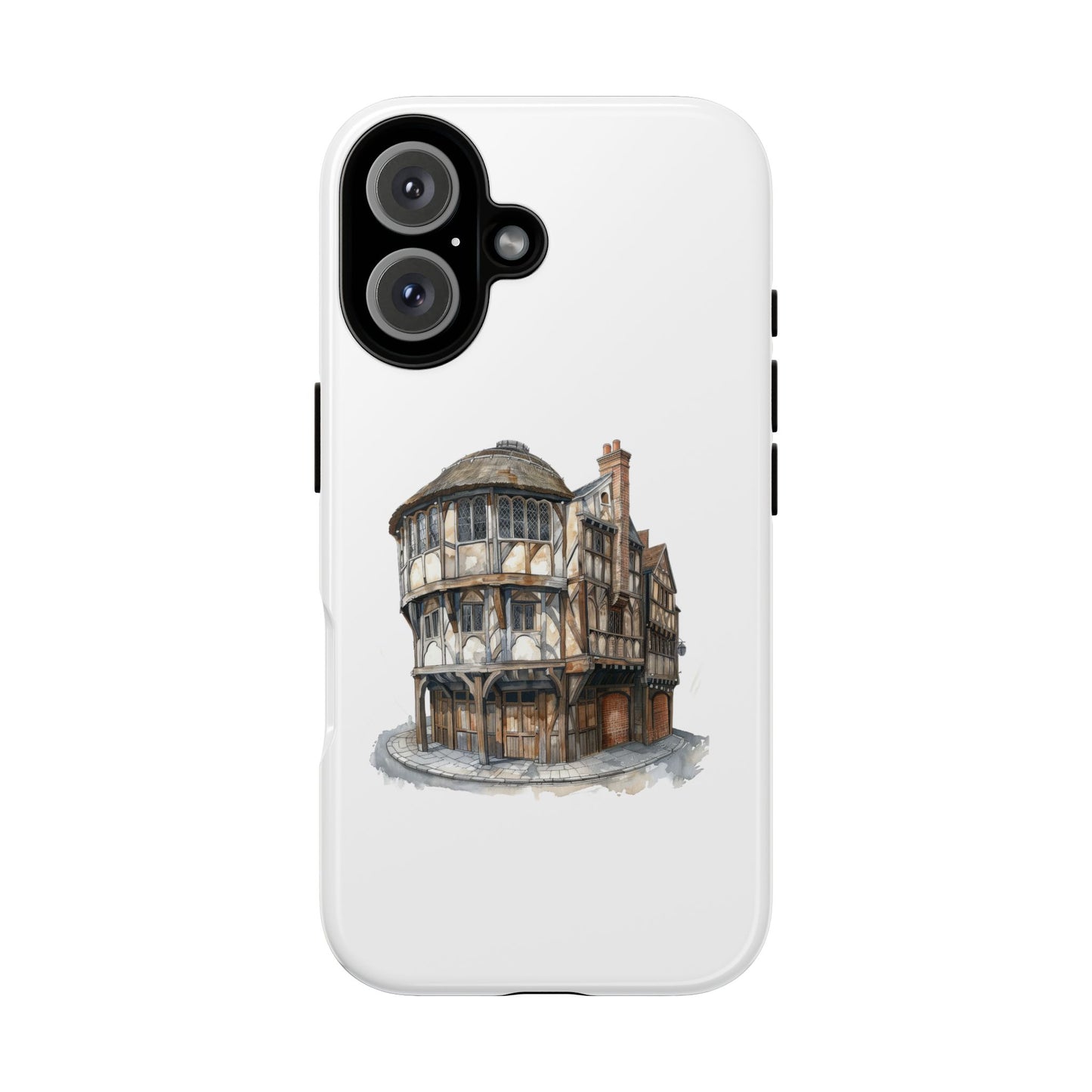 Artistic Phone Case - Tough Cases with Historic Building Design