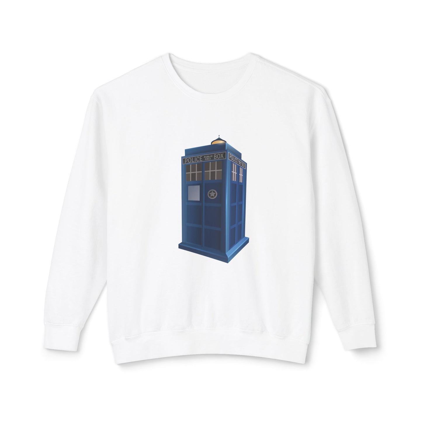Unisex Lightweight Crewneck Sweatshirt - British Police Public Call Box