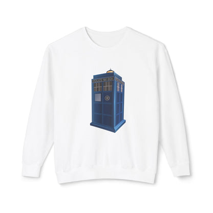Unisex Lightweight Crewneck Sweatshirt - British Police Public Call Box