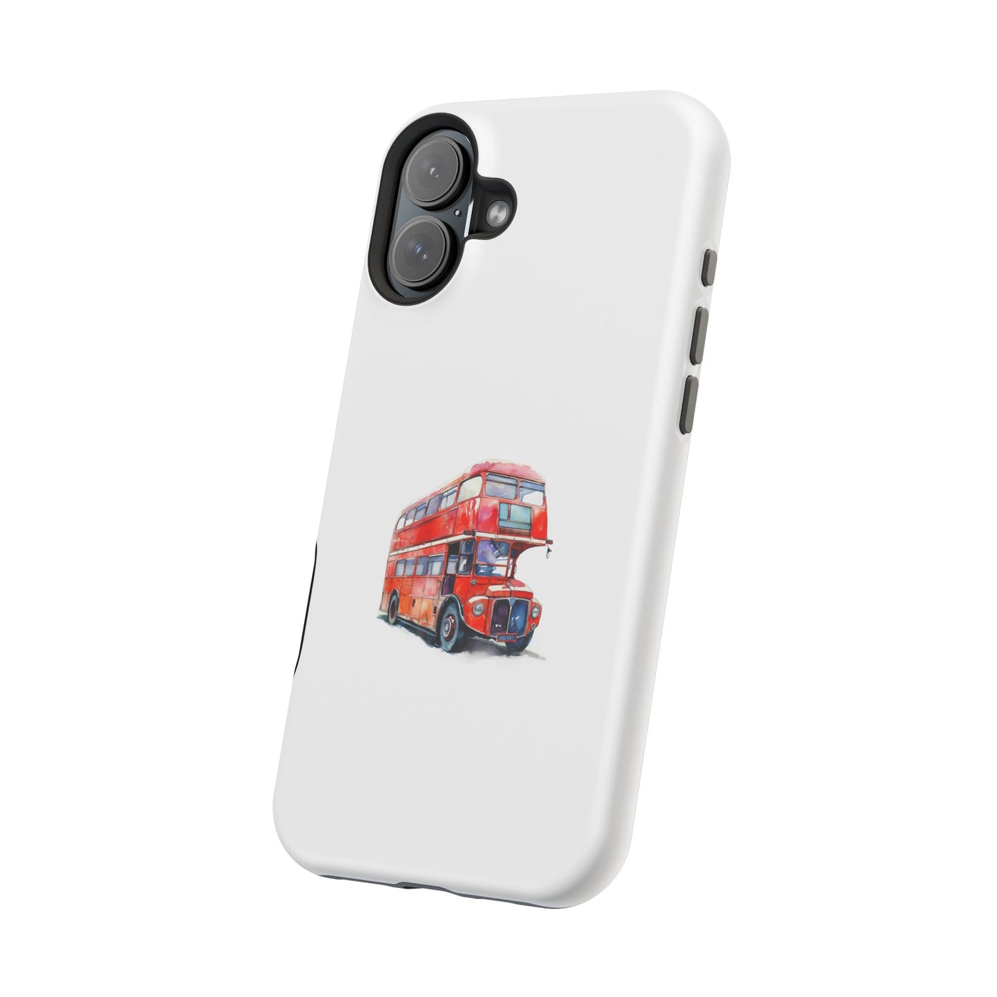 Stylish Magnetic Phone Cases | London Bus Design, Unique Gift for Travelers, Durable Protection, Trendy Accessories, Phone Covers