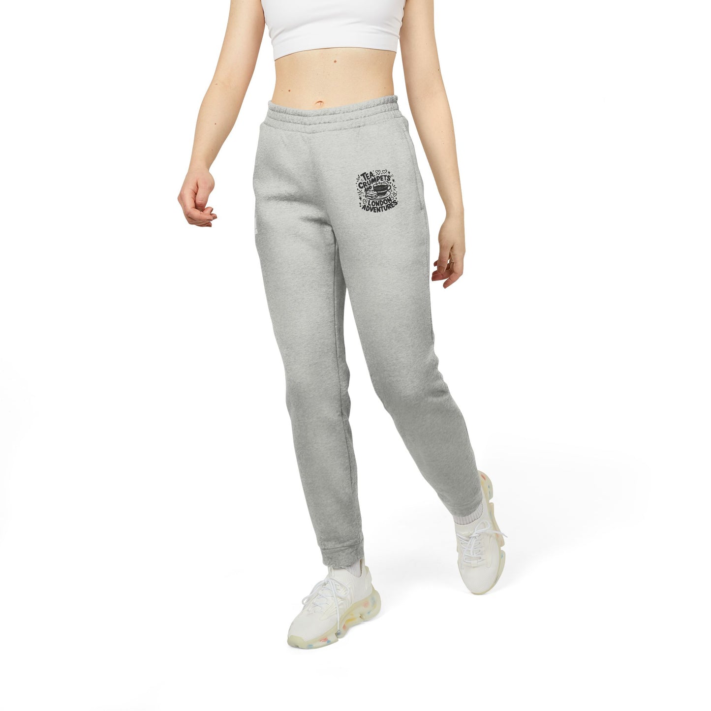 Unisex Fleece Joggers for Everyday Wear - Tea crumpets and London adventures