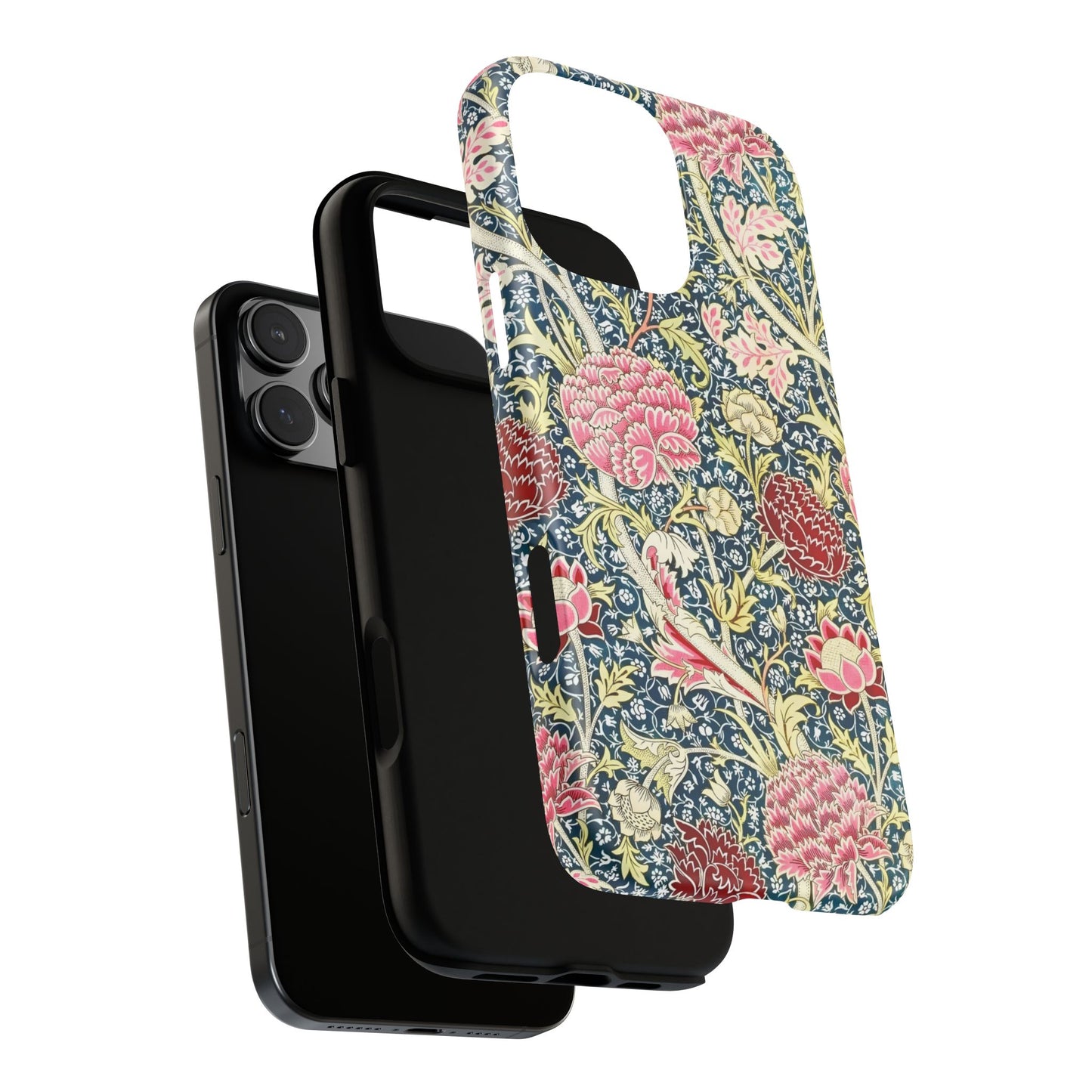 Floral Phone Case, Tough Cases, Durable Phone Cover, Stylish Phone Protector, Gift Idea for Nature Lovers, Floral Pattern Tech Accessories