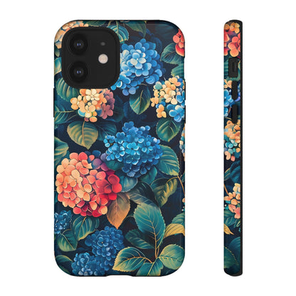 Floral Phone Case, Stylish Tough Case for Gardener Gift, Flower Lover Accessory, Pretty Floral Design, Protective Case