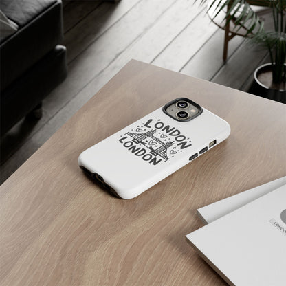 Love London Bridge Phone Case, Tough Cases for London Lovers, Cute Protection, Travel Gift, Phone Accessory, Design with Love