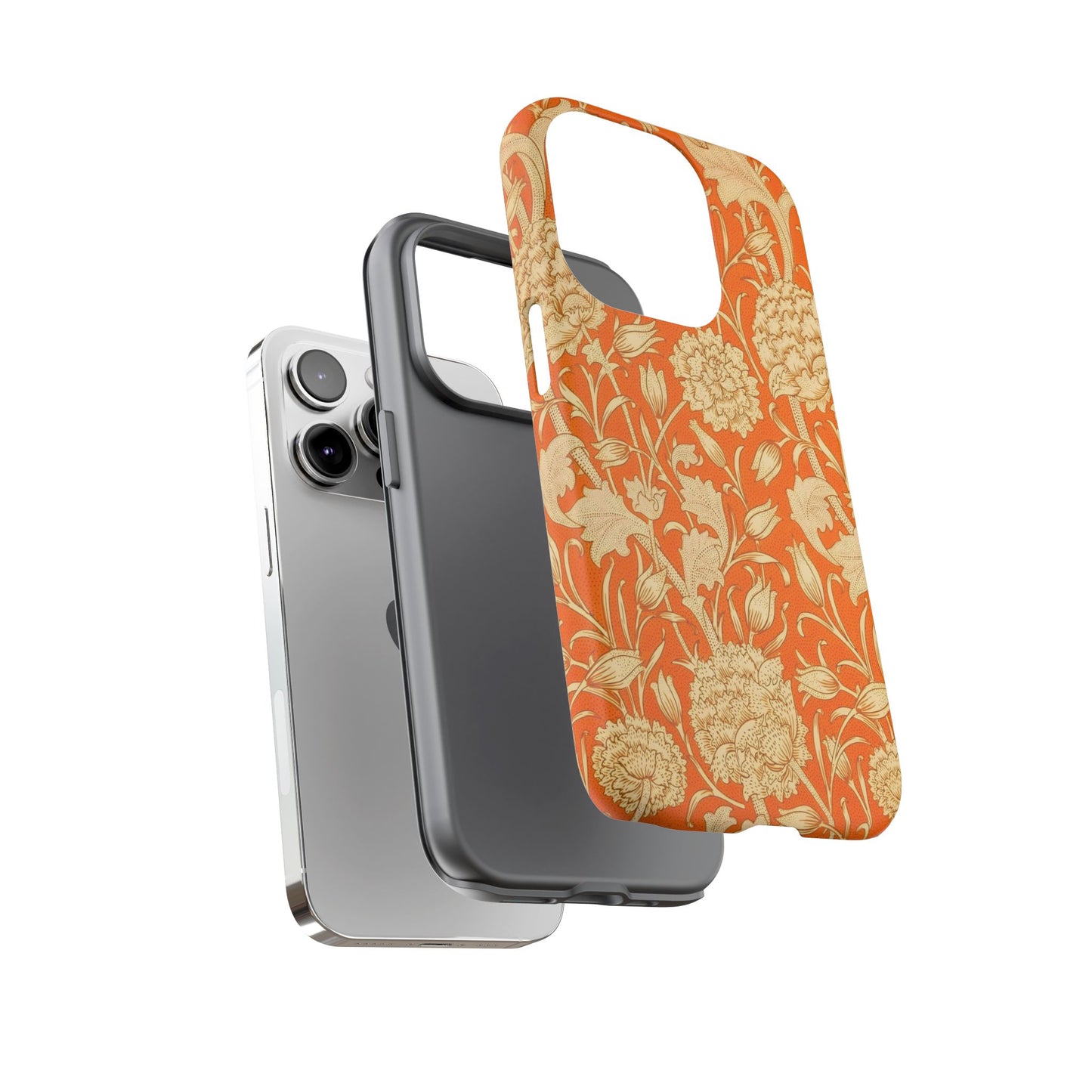 Floral Phone Case, Vibrant Tough Cases for Garden Lovers, Stylish Protection, Gift for Birthdays, Spring Decor, Unique Design