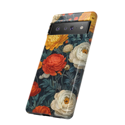 Floral Tough Case for Phones | Durable Floral Phone Cover, Boho Chic, Unique Gift for Her, Phone Protection, Flower Design