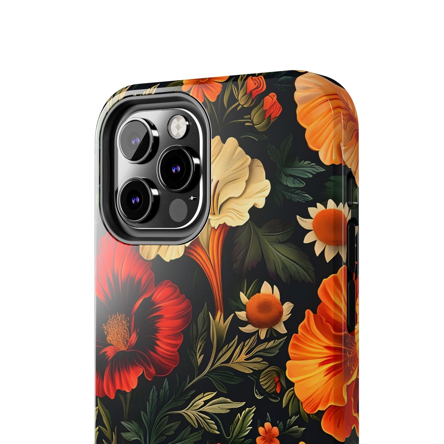 Vibrant Floral Tough Phone Case | Durable Phone Cover | Gift for Her | Spring Accessory | Stylish Tech Protection