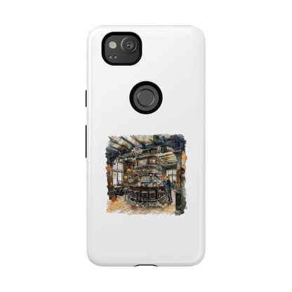 Stylish Tough Case for Phone - Cozy Cafe Artwork Design