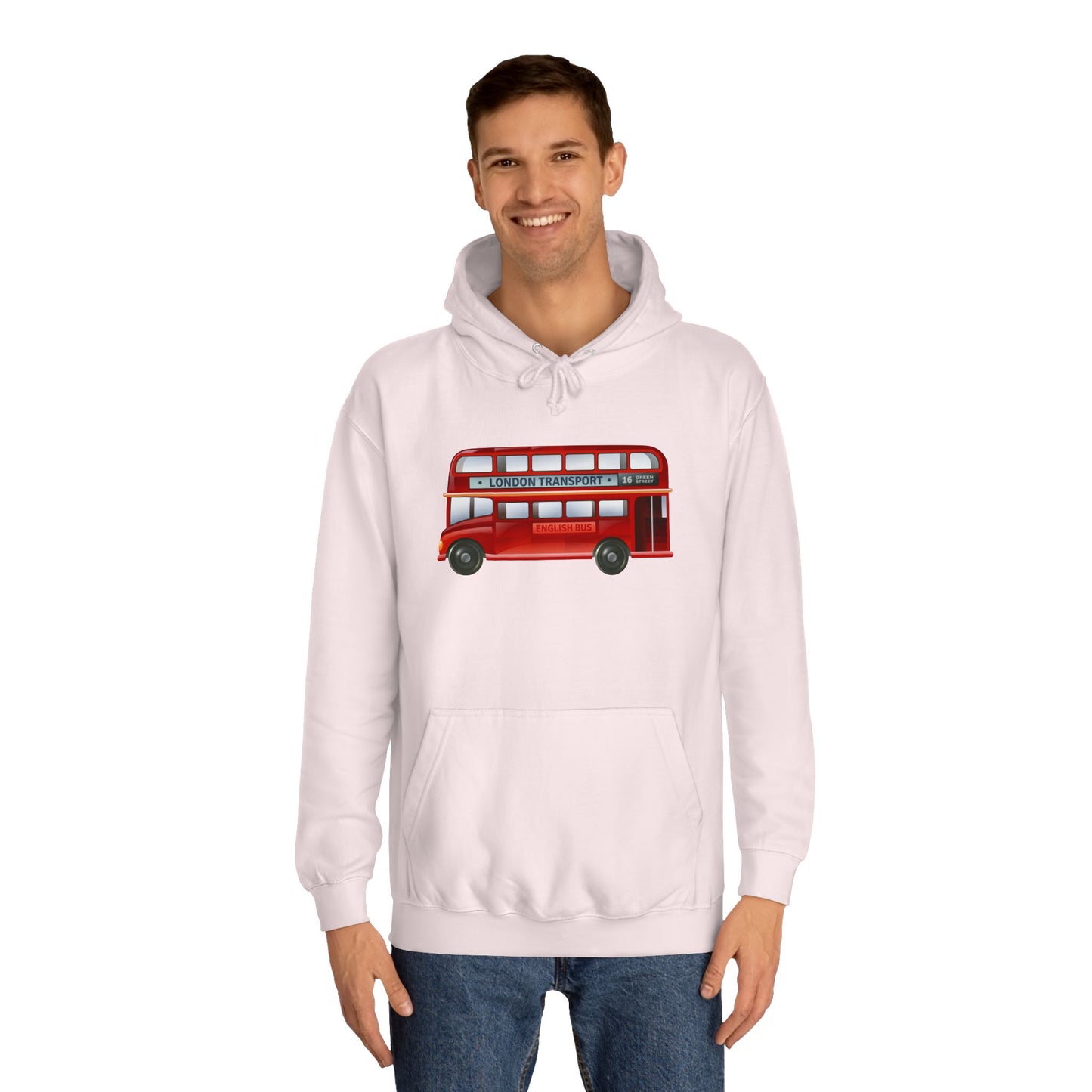 Unisex College Hoodie - London Transport English