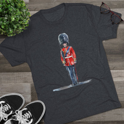 Red Jacket - Bodmin Keep: Cornwall's Army Museum Trendy Unisex Tri-Blend Crew Tee