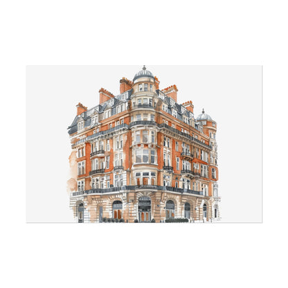 Elegant Architectural Rolled Posters, Art Prints for Home Decor, Gift for Housewarming, Wall Art for Living Room, Unique Art Decor