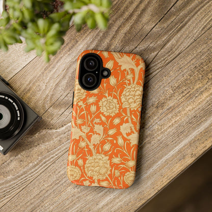 Floral Phone Case, Vibrant Tough Cases for Garden Lovers, Stylish Protection, Gift for Birthdays, Spring Decor, Unique Design