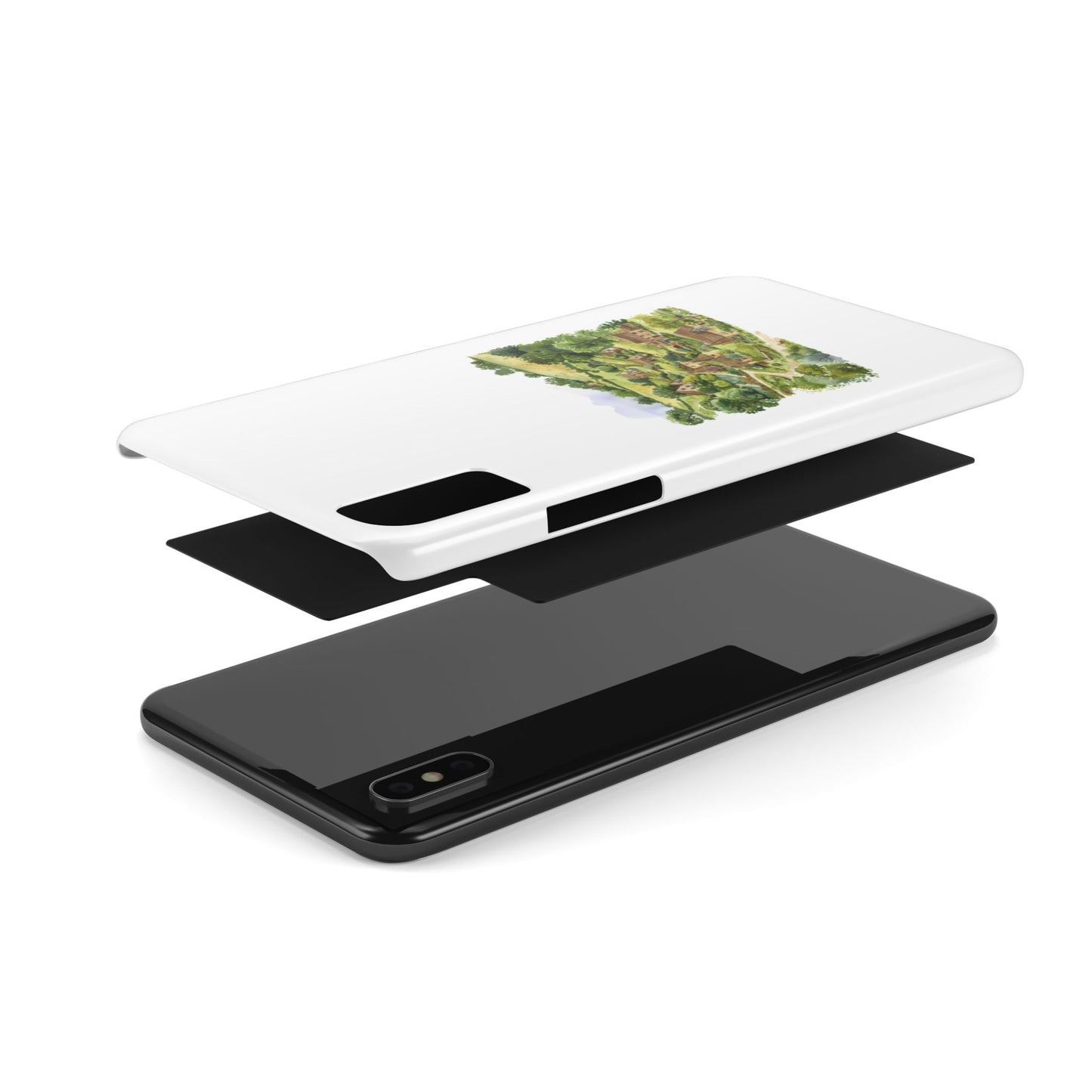 Charming Village Slim Phone Cases - Farmhouse Aesthetic, Rural Life Decor, Nature Gift, Perfect for Travelers