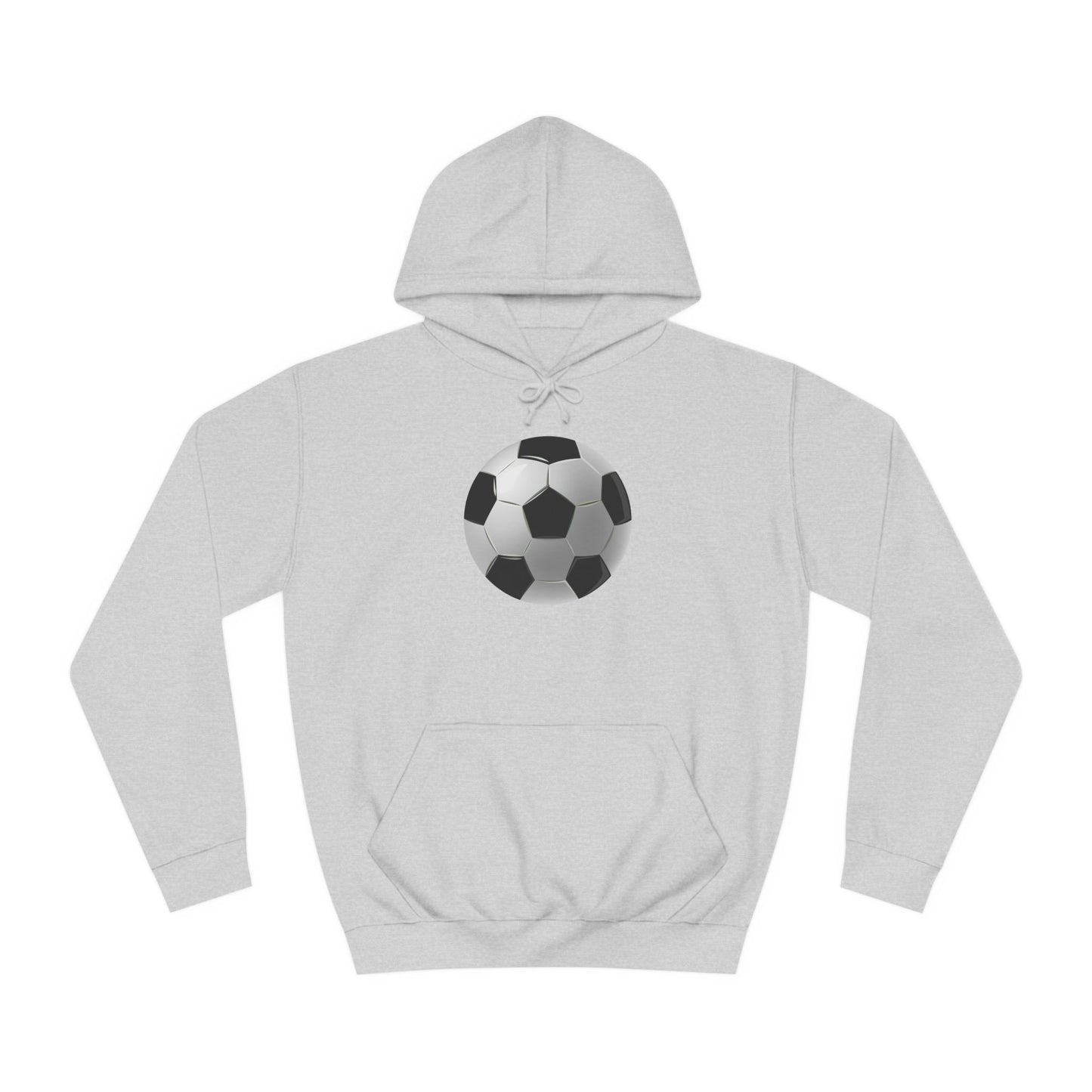 Dynamic Football Design - Sports Passion and Energetic Unisex College Hoodie