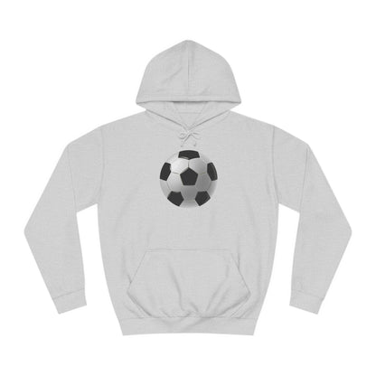 Dynamic Football Design - Sports Passion and Energetic Unisex College Hoodie