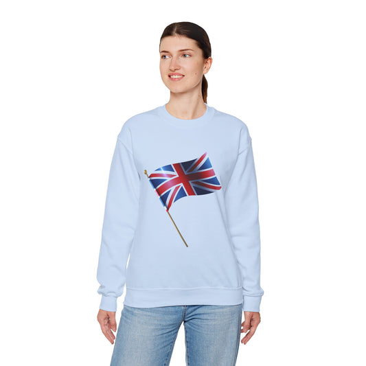 Unisex Heavy Blend™ Crewneck Sweatshirt - Flying the Flag - The British Union Jack