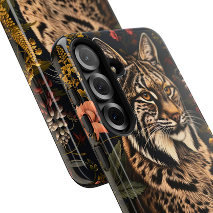 Wildlife Phone Case with Lynx Design, Tough Cases, Animal Lovers Gift, Nature Inspired Accessories, Unique Tech Protection