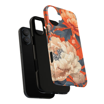 Floral Tough Case, Durable Floral Phone Case, Stylish Protection Case, Gift for Her, Spring Accessories, Mother’s Day Gift
