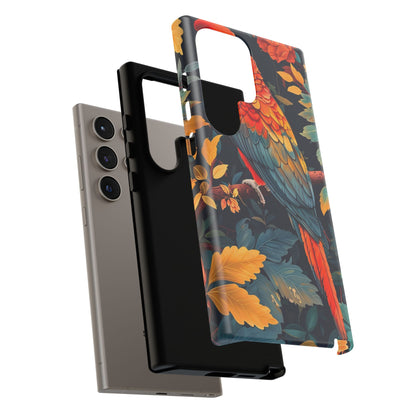 Vibrant Parrot Phone Case - Tough, Stylish, Nature-Inspired, Tropical, Wildlife, Perfect Gift, Summer Vibes