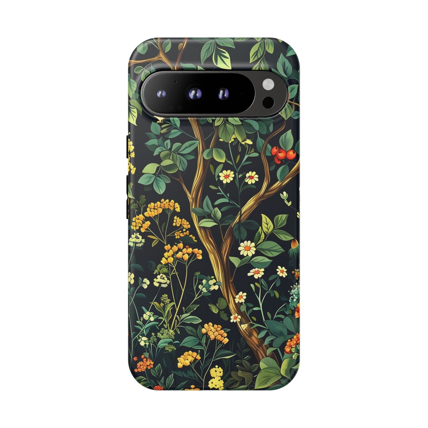 Floral iPhone Case, Nature Inspired Tough Case, Botanical Phone Cover, Eco-Friendly Gift, Unique Floral Design