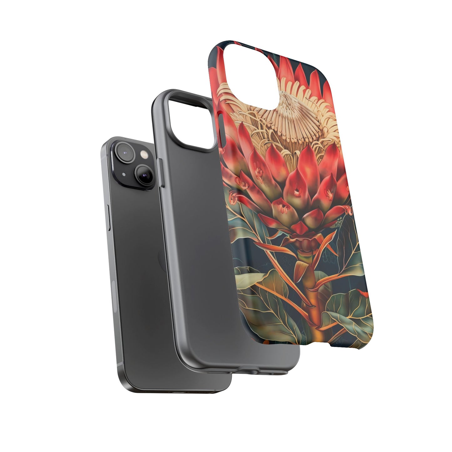 Tough Cases: Vibrant Floral Phone Case, Tough Phone Covers, Floral Art Cases, Nature Design Accessories, Gift for Nature Lovers