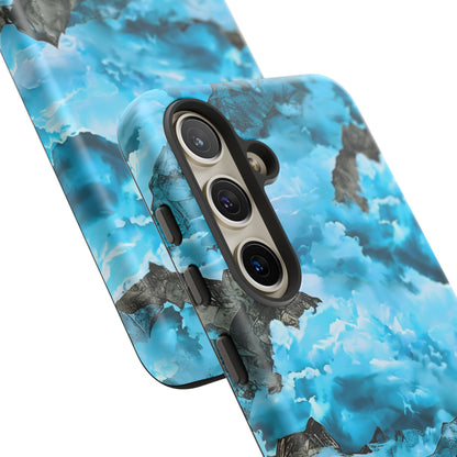 Mountain Wave Phone Case - Adventure Gear, Outdoor Gifts, Stylish Cases, Trendy Accessories, Nature Lovers
