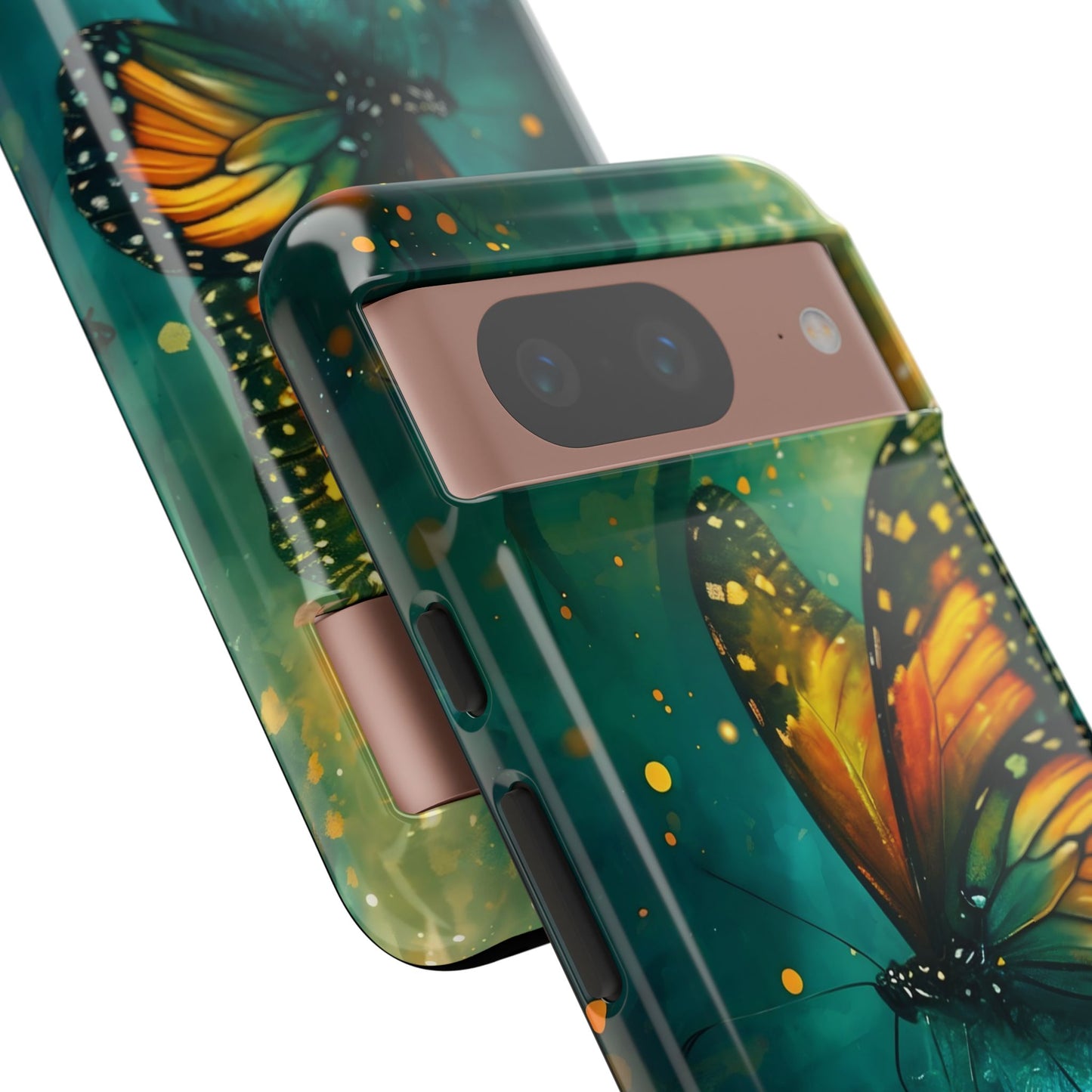 Colorful Butterfly Phone Case, Tough Cases for iPhone and Samsung, Cute Tech Accessories, Nature Lovers Gift, Vibrant Floral Design