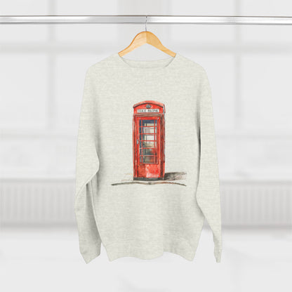 Unisex Crewneck Sweatshirt - Iconic British Public Telephone