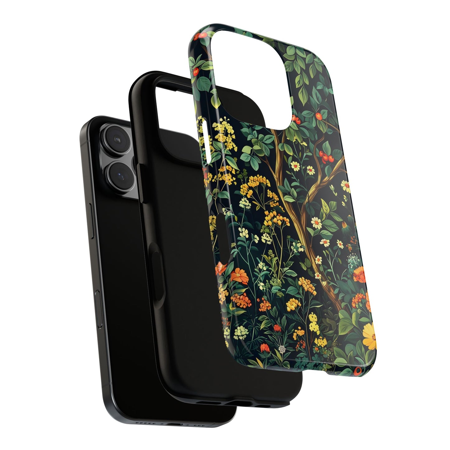 Floral Phone Case - Tough Cases, Colorful Nature Design, Gift for Flower Lovers, Phone Accessory, Unique Cell Phone Cover