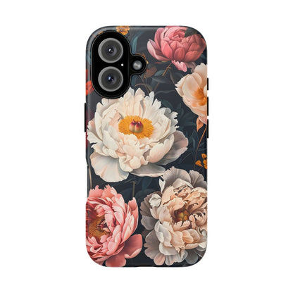 Floral Phone Case, Tough Phone Cover, Flower Design, Unique Gift for Her, Trendy Accessory, Spring Decor