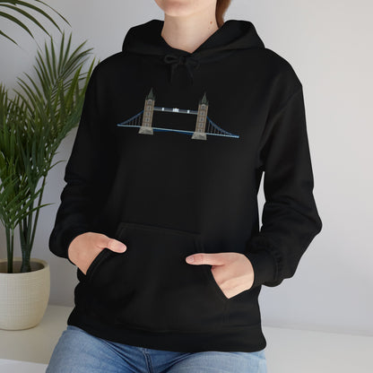 Unisex Heavy Blend™ Hooded Sweatshirt - Tower Bridge - Iconic London Landmark